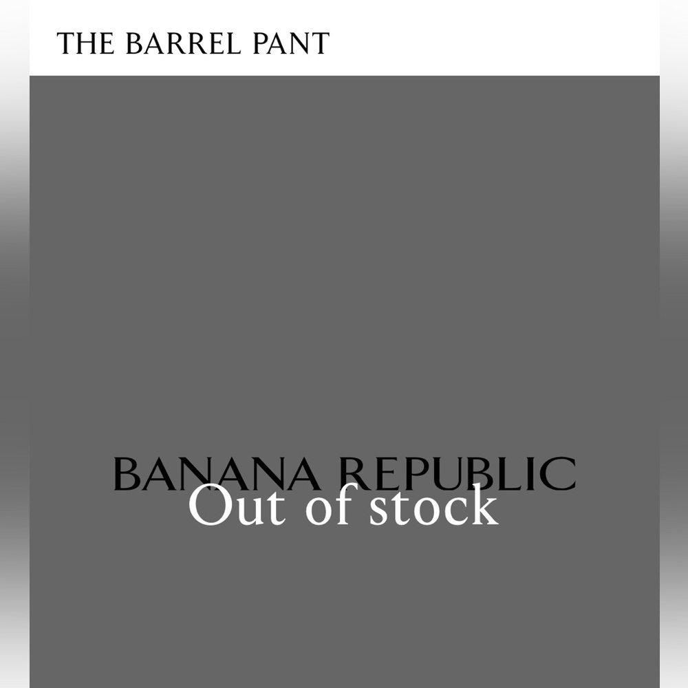NWT, Banana Republic, The Barrel Pant, Front & Back Pockets, Relaxed Fit,Size XS - Picture 4 of 12